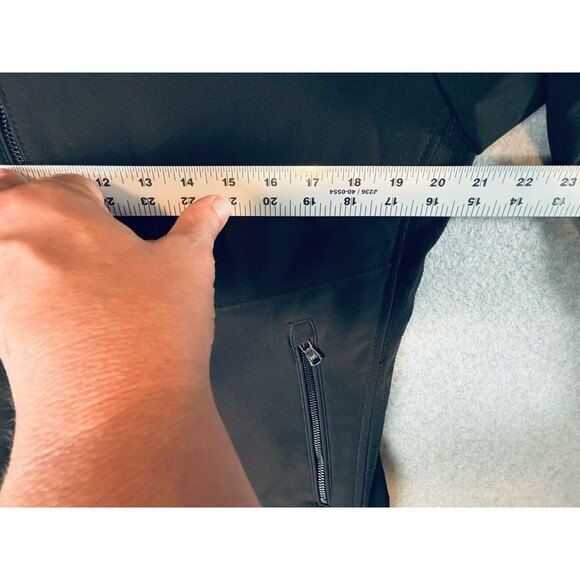 Michael Kors Men’s Tech Racing Shell Jacket Coat Black Zip Up Pockets Medium - Picture 15 of 15